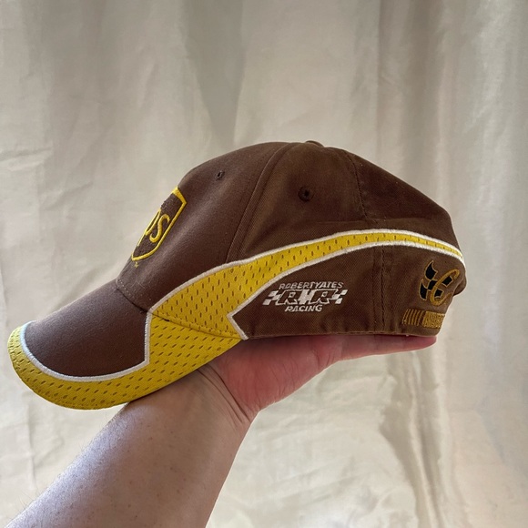 Vintage Dale Jarrett UPS 88 Nascar Chase Authentics Drivers Line Brown Hat Cap - Picture 4 of 5